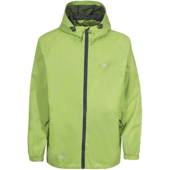 Trespass Adults Unisex Qikpac Packaway Waterproof Jacket / Leaf